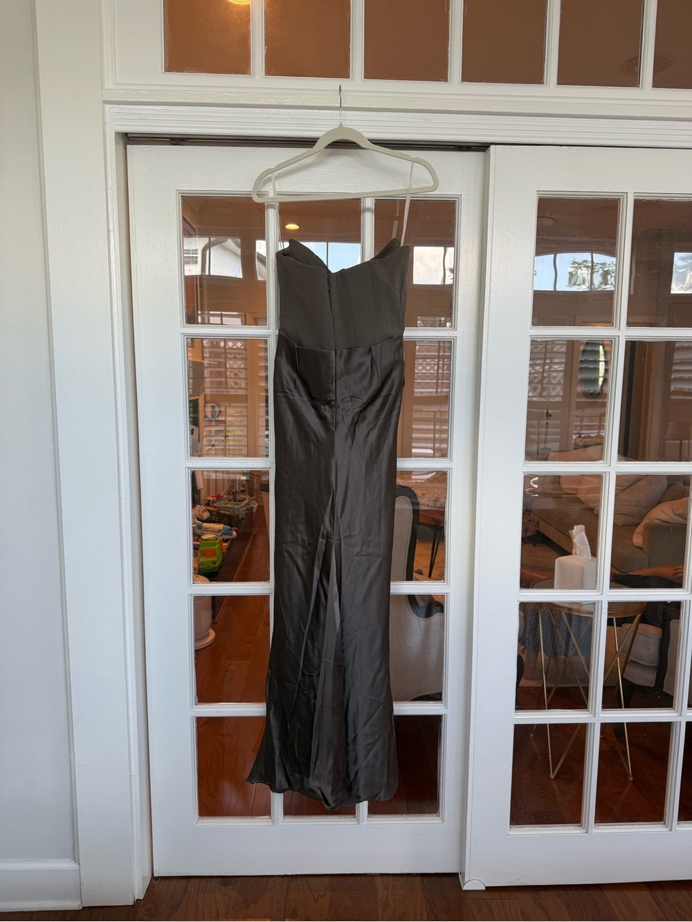 House of CB Persephone dress in color smoke. Regular cup - Picture 4 of 12
